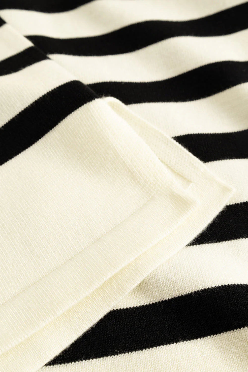 Noella N-Maryann Knit Darryll Black Stripe Strick Shirt