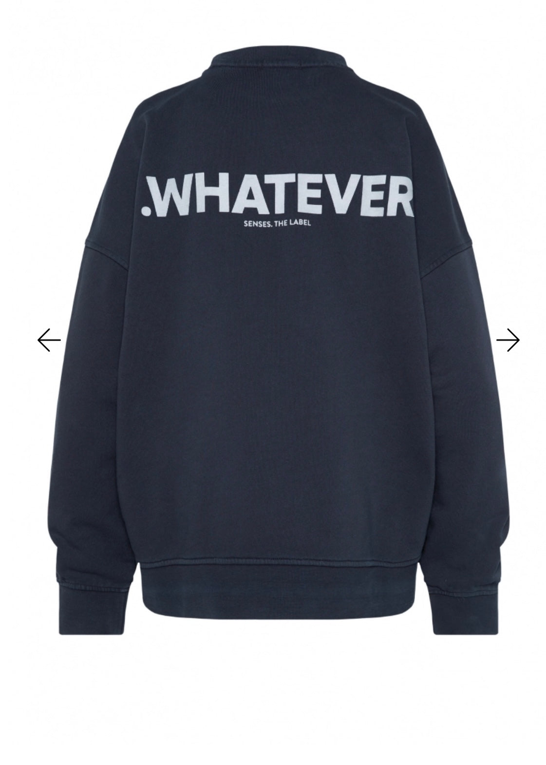 Senses The Label Sweatshirt STAR:LIGHT mit gewaschener Optik und Blackprint