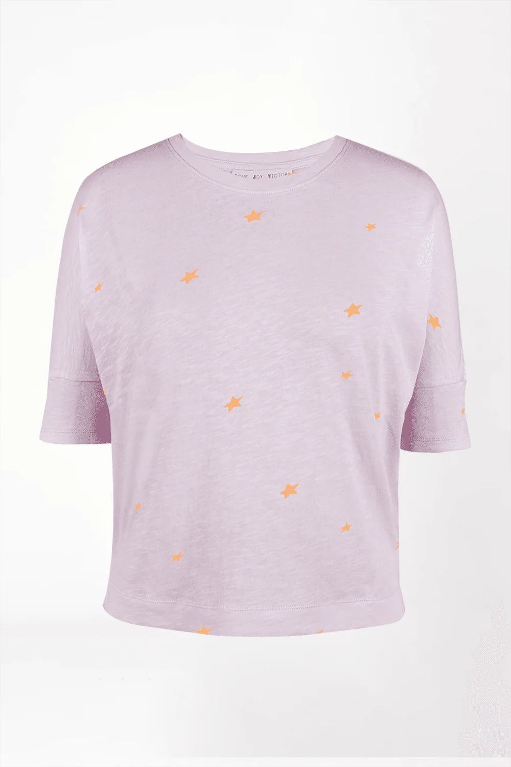Love Joy Victory Daisy T-Shirt Sternenprint in Berry sorbet oder Chalk