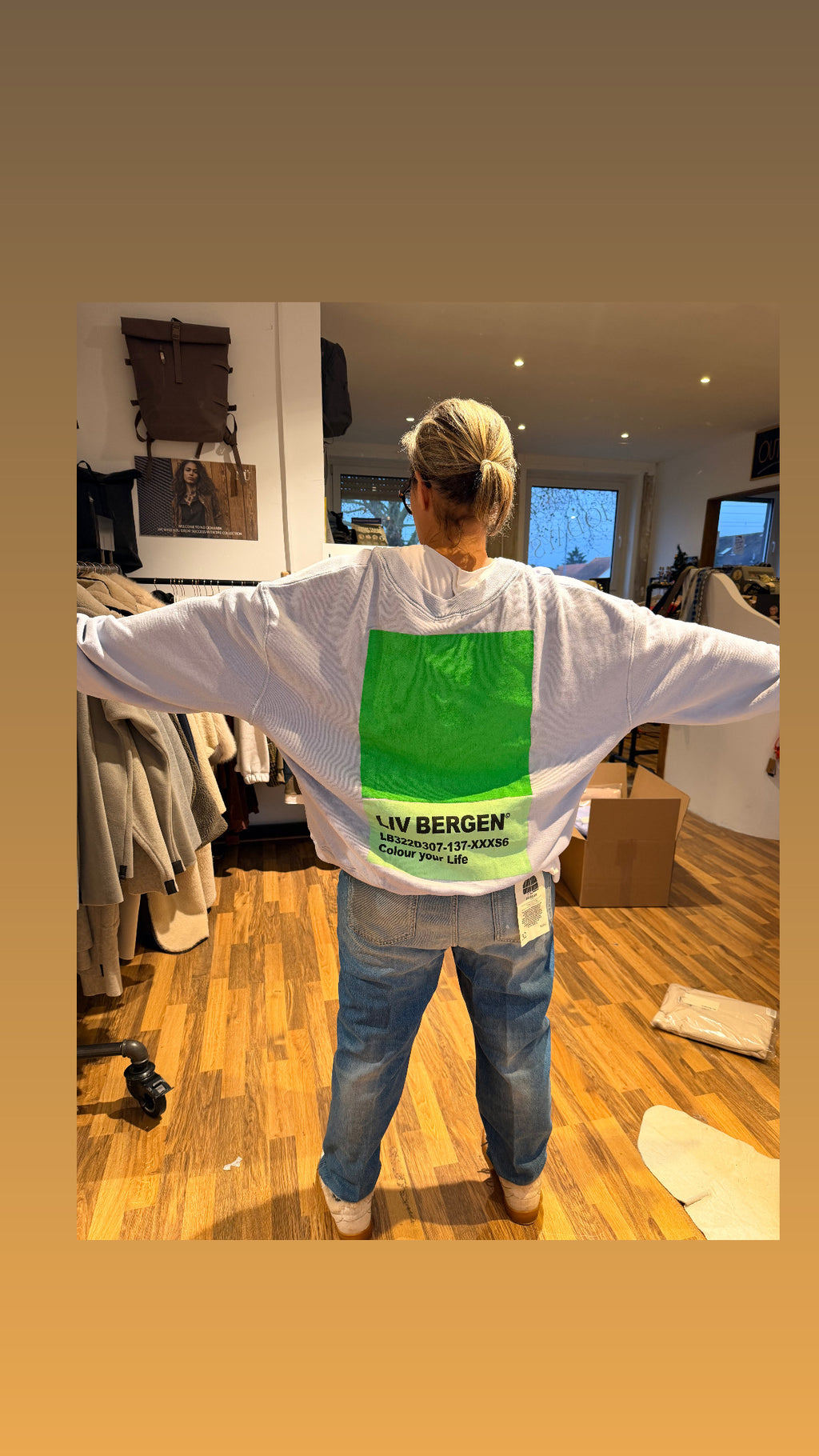 Liv Bergen Square Sweatshirt