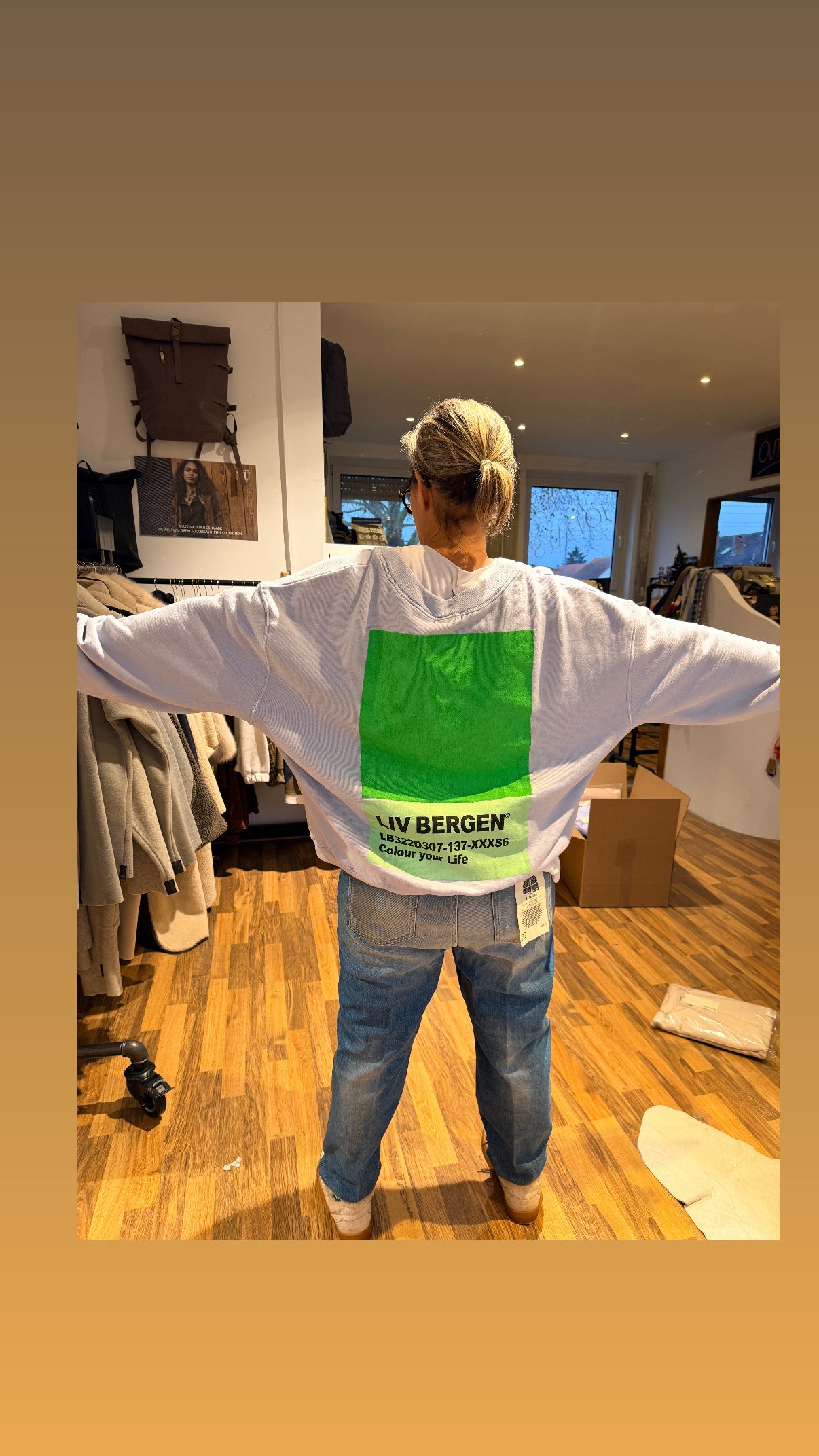 Liv Bergen Square Sweatshirt