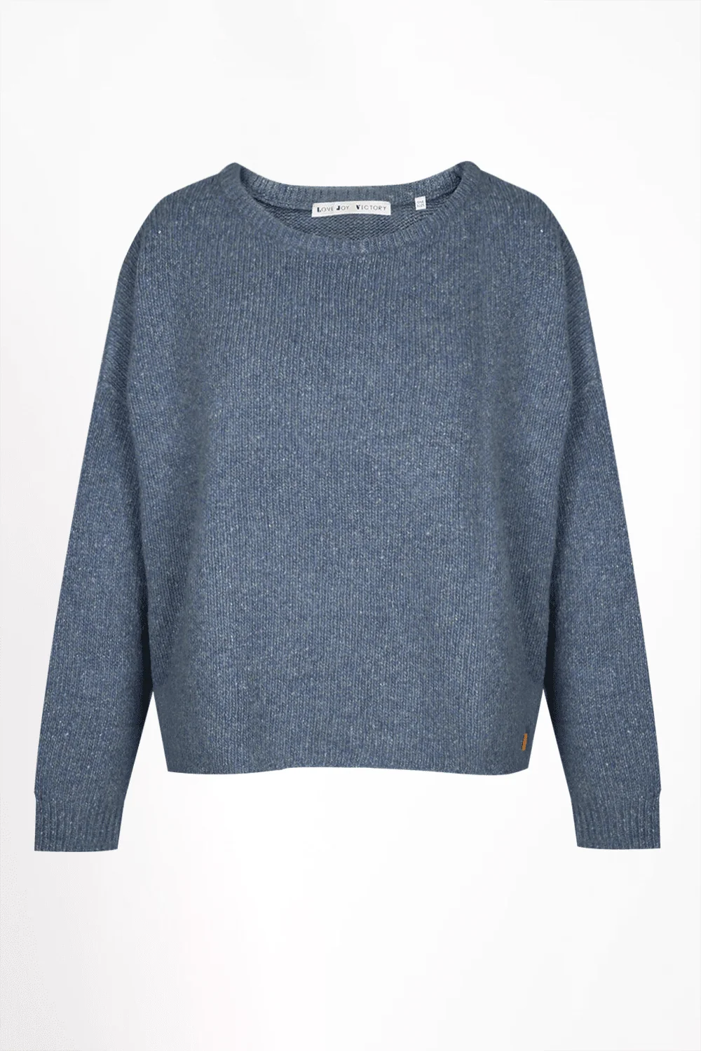 Love Joy Victory Kaschmir Pullover Amory shibori graublau