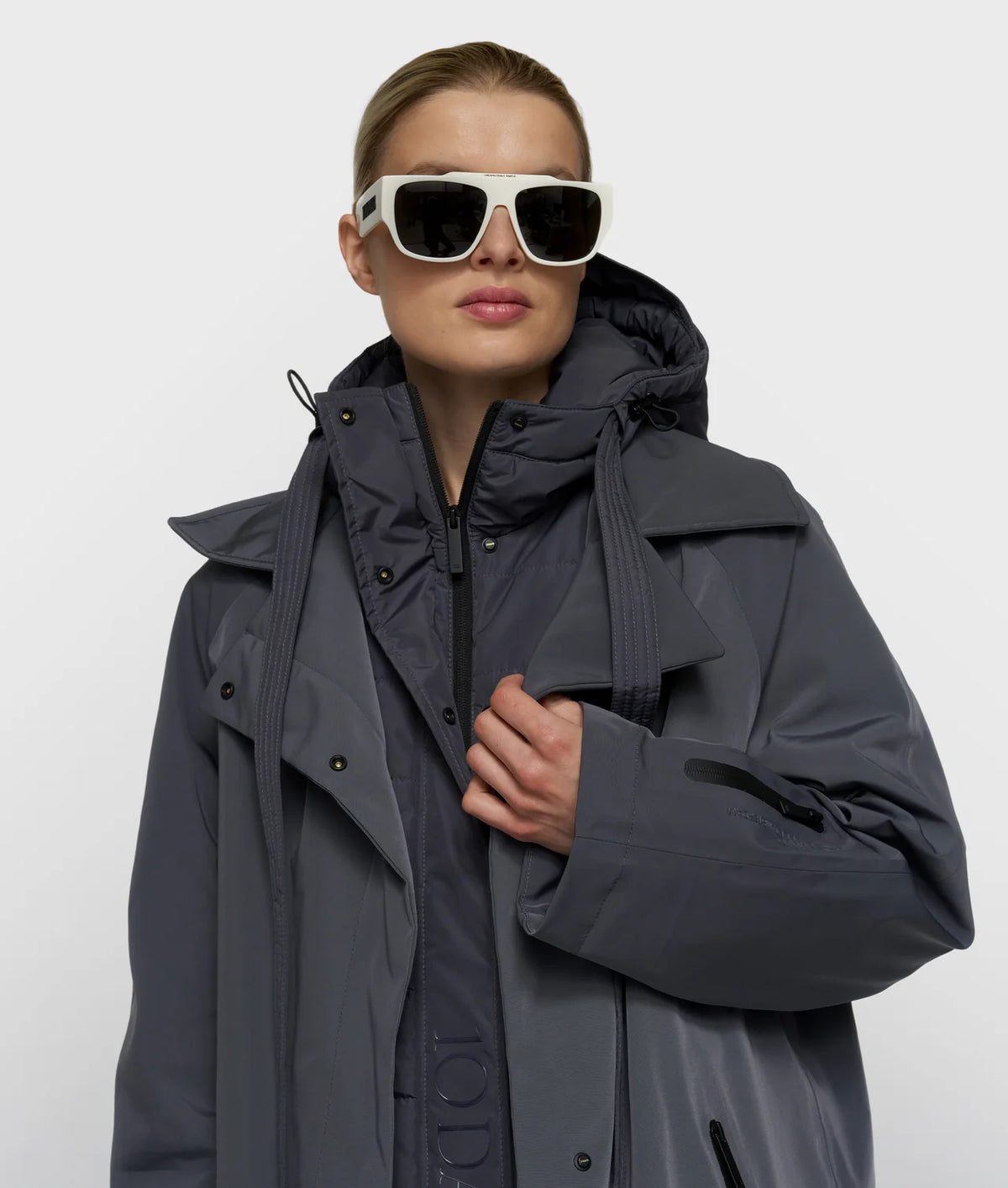10 Days The Cool Coat in Farbe Steel Blue