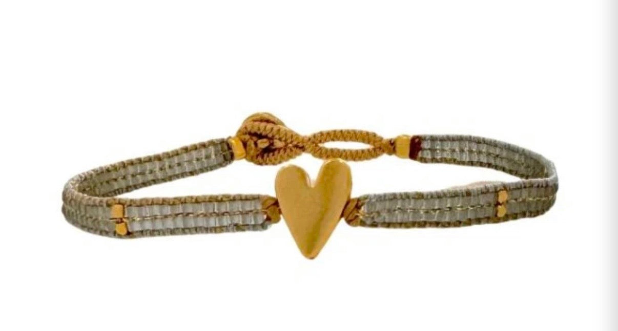 IBU Armband ( Nummer 3) Jill Heart in grau