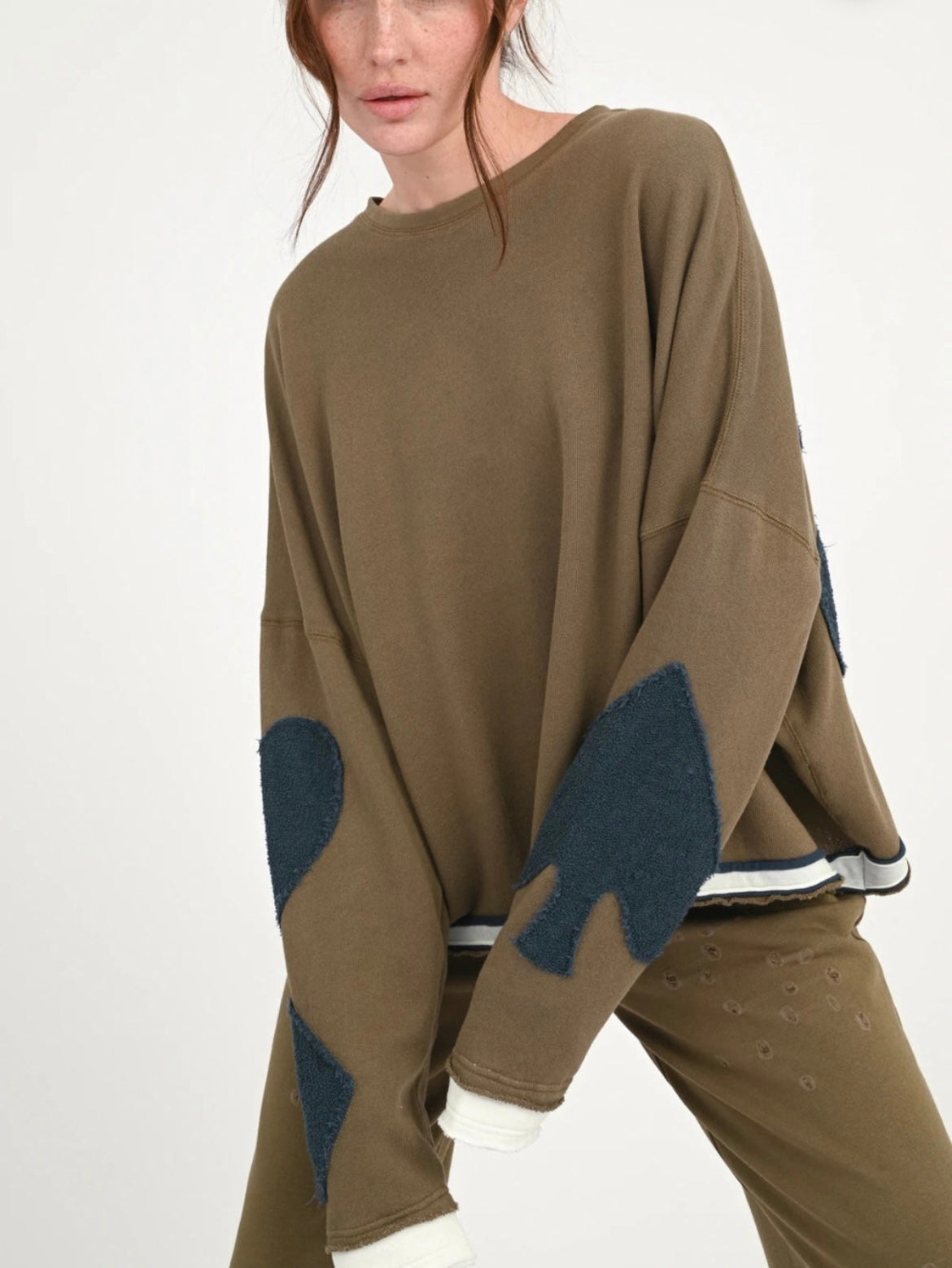 Love Joy Victory Sweatshirt Hopewell oliv