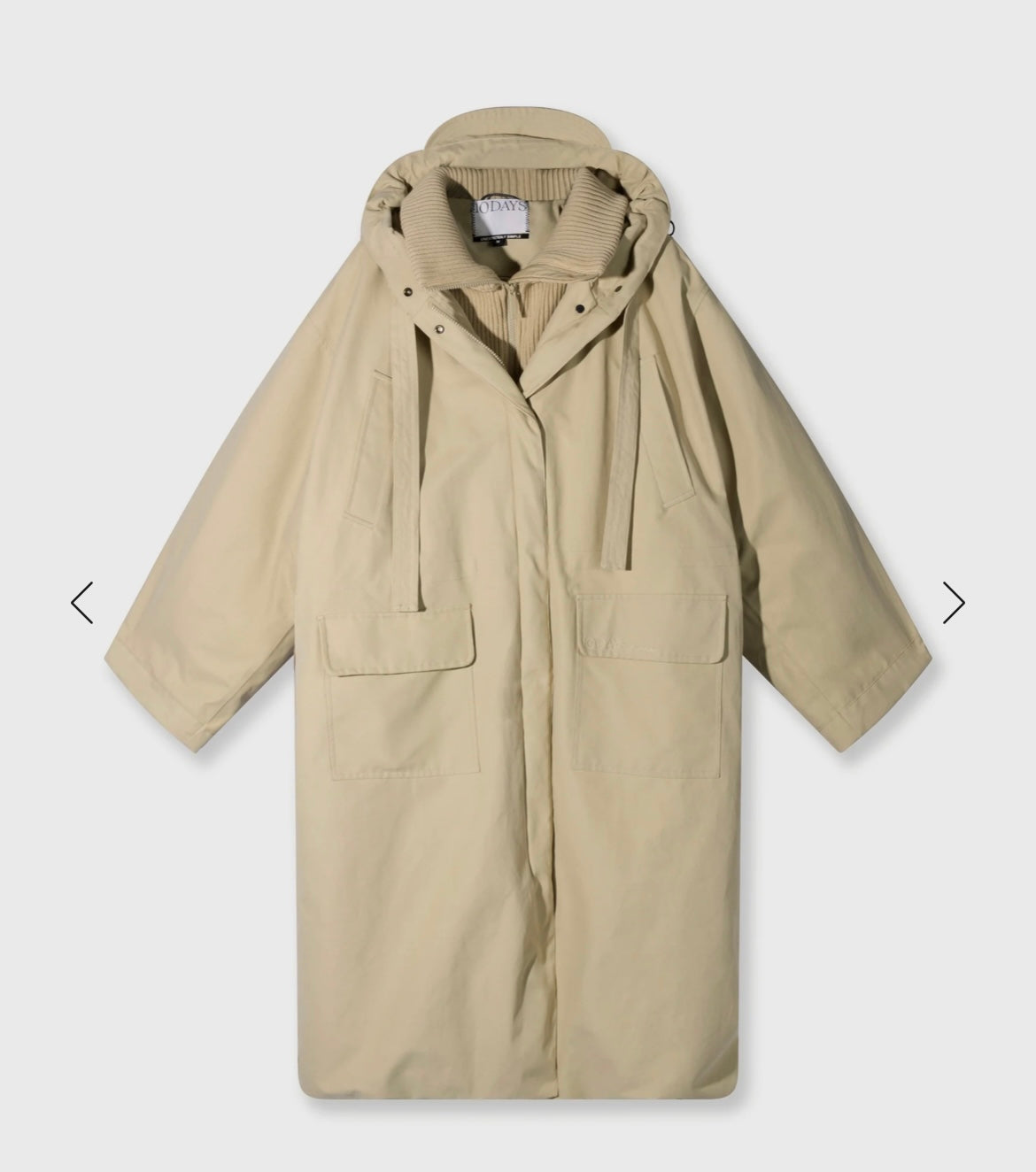 10 DAYS The Royal Parka Pure Sand