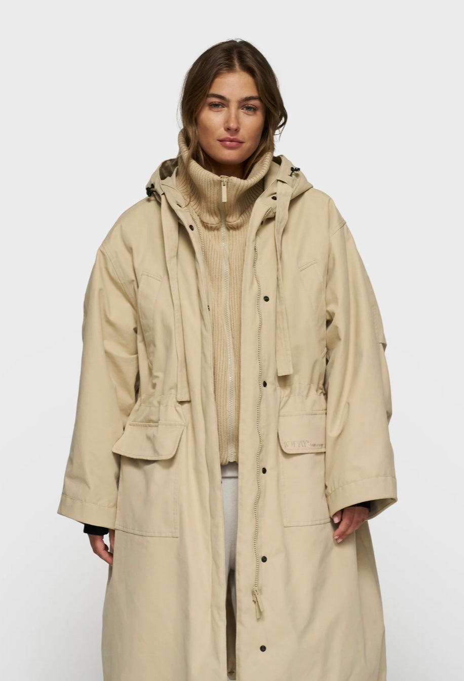 10 DAYS The Royal Parka Pure Sand