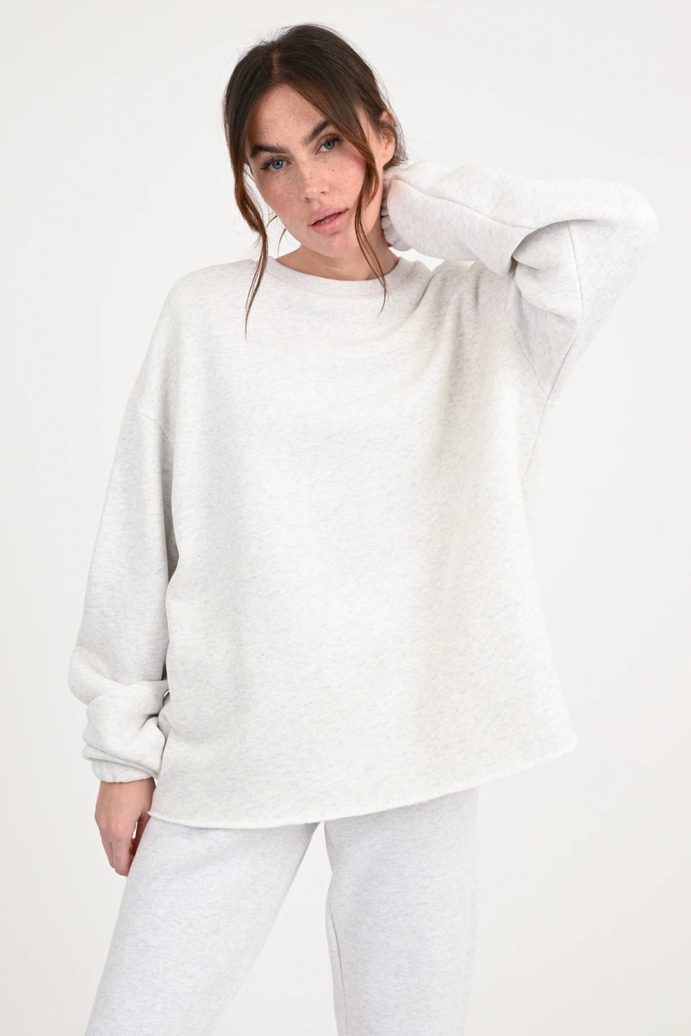Love Joy Victory Sweatshirt Vep grau Melange