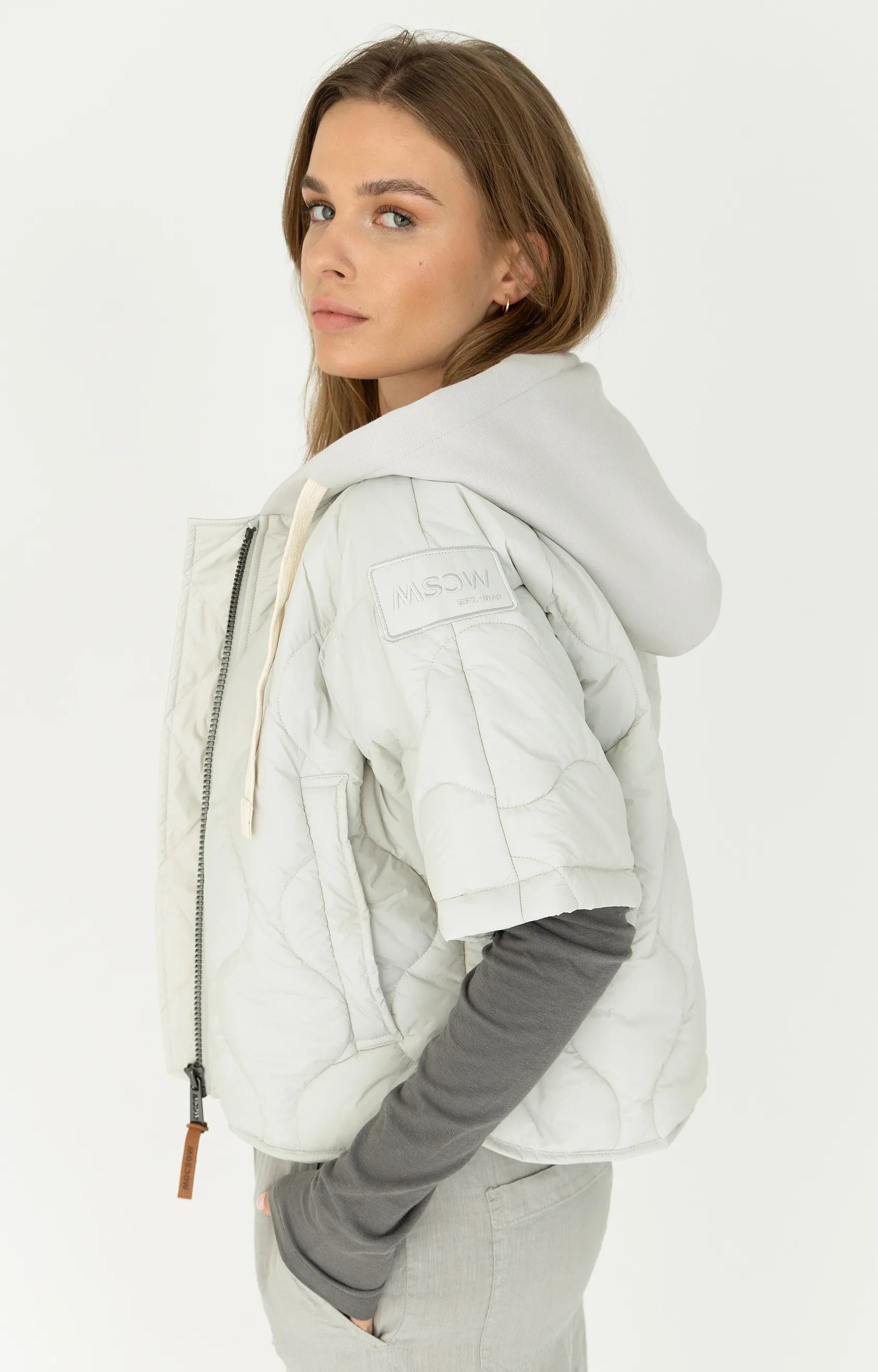 MSCW Moscow Jacke Tony Pearl solid ( hellgrau)