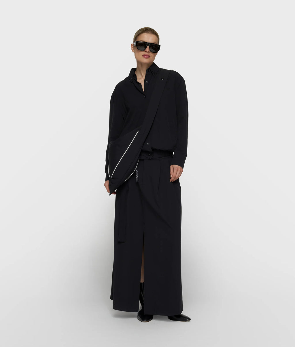 10 Days Wide Travel Skirt schwarz