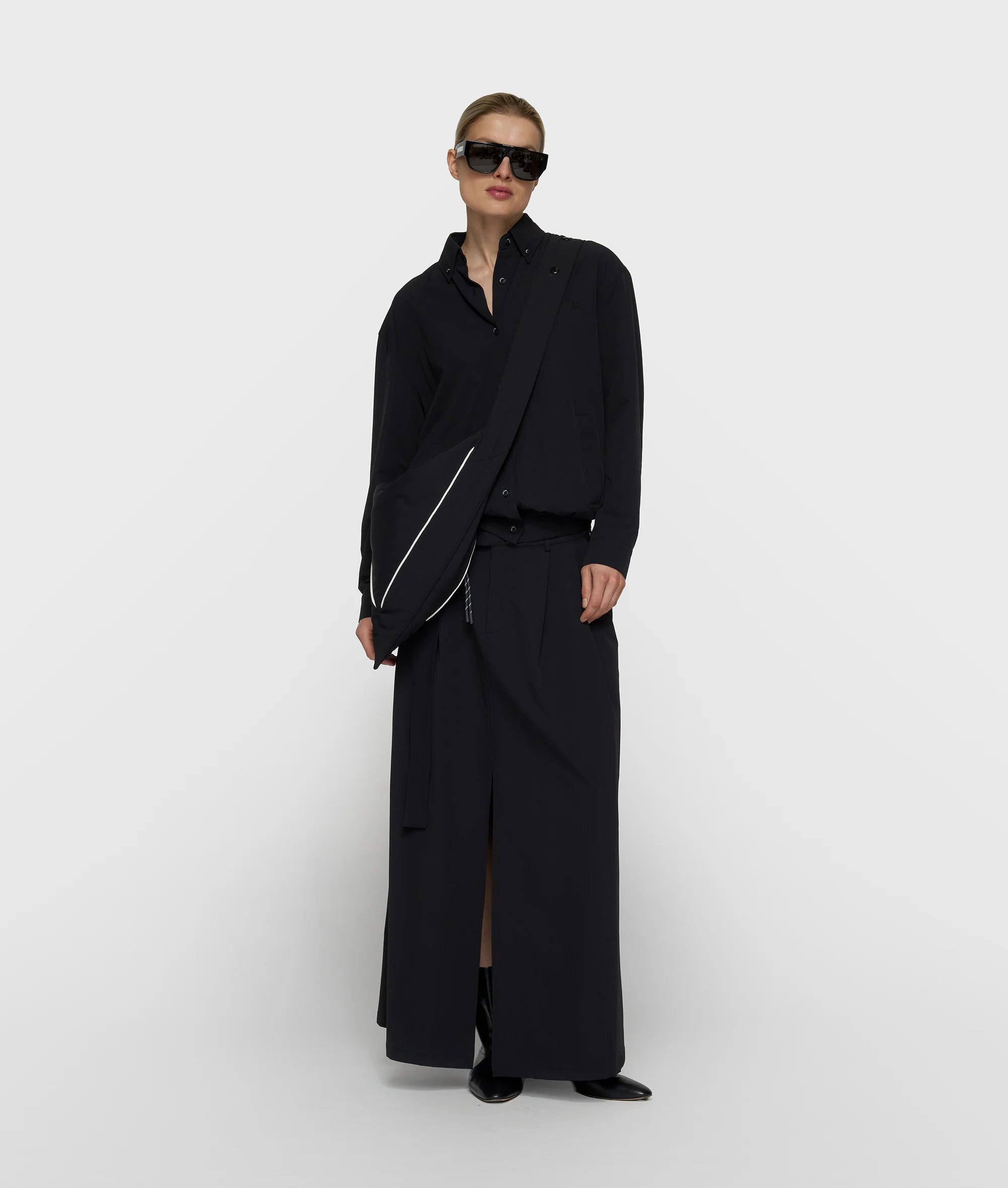 10 Days Wide Travel Skirt schwarz