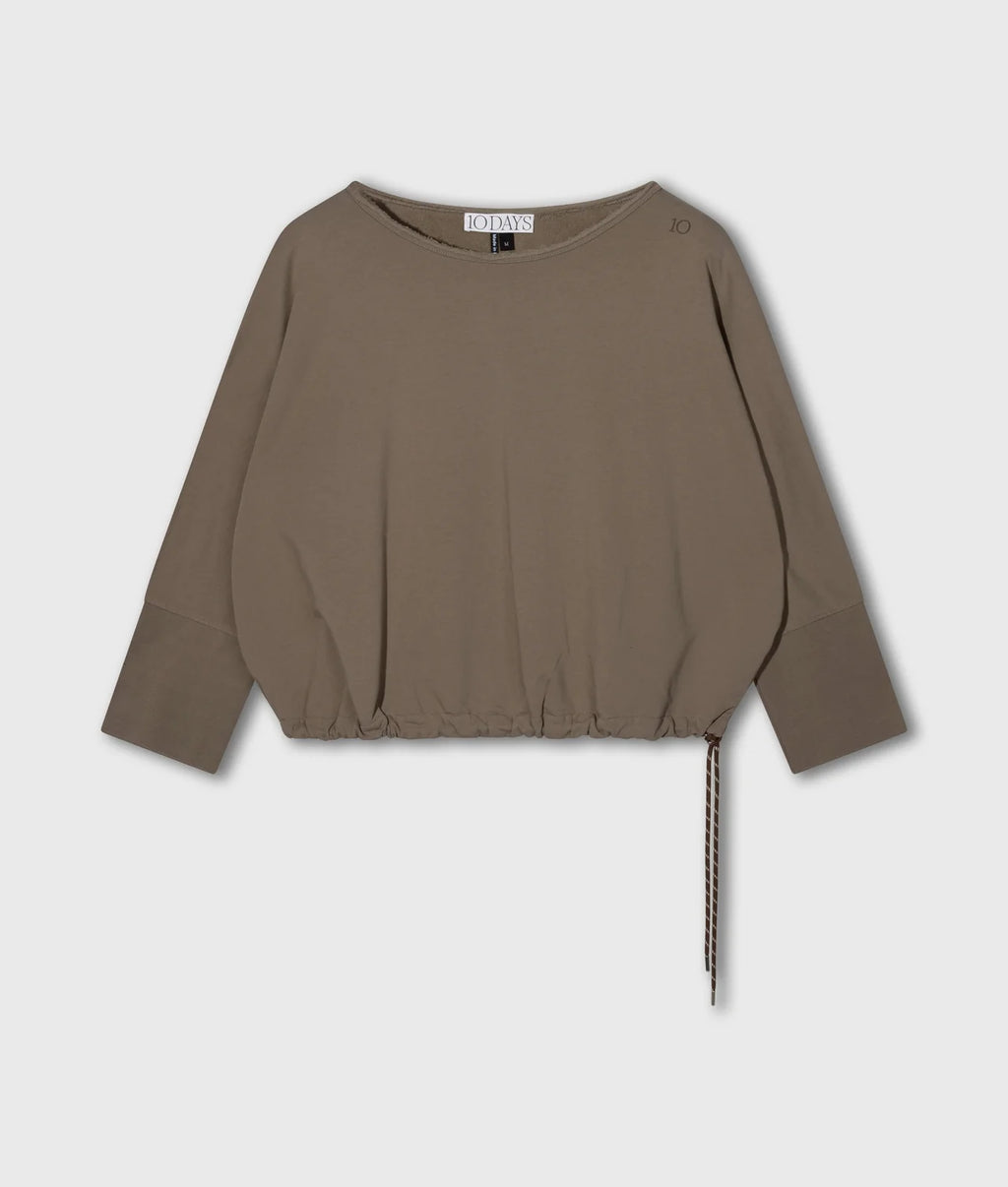 10 Days Batwing Top Fleece Portobello