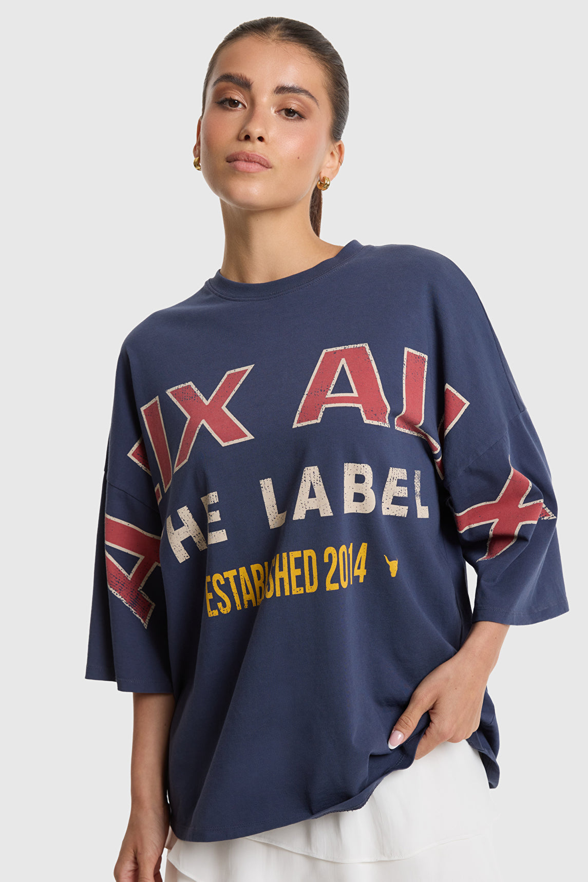 Alix The Label Big Alix T-Shirt Navy