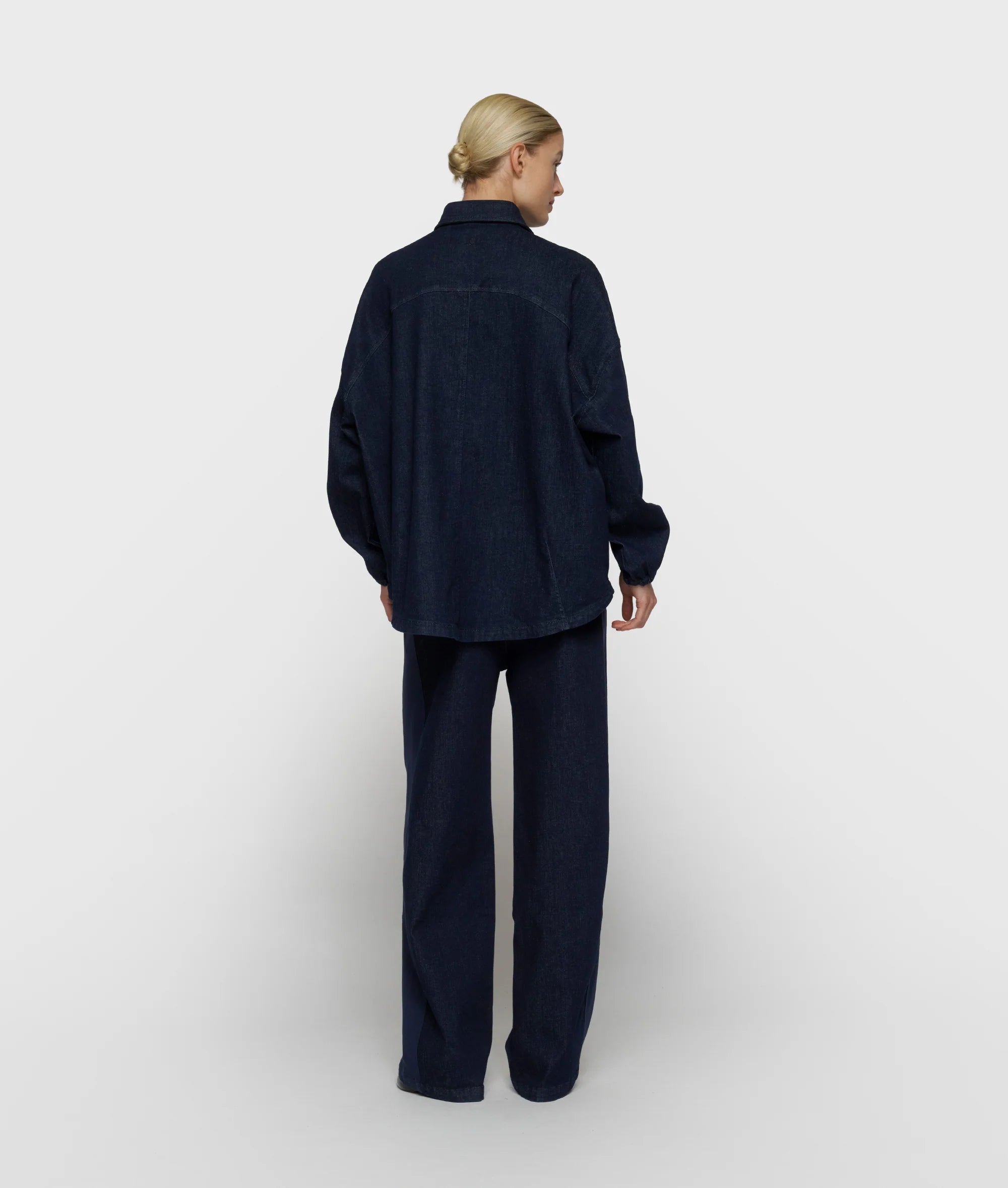 10 Days Chambray Bluse dunkelblau