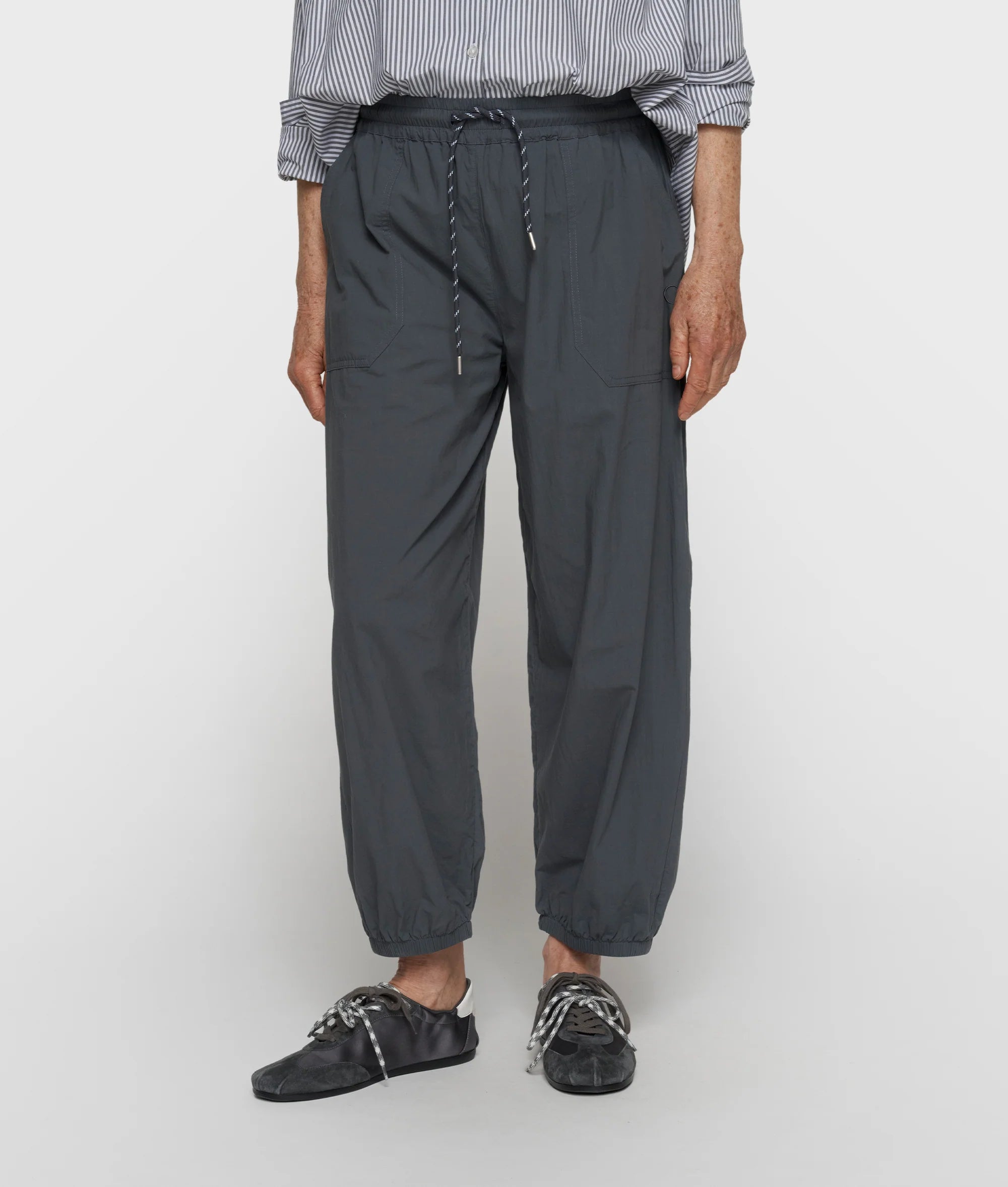 10 Days Crinkle Jogger Farbe Steel Blue
