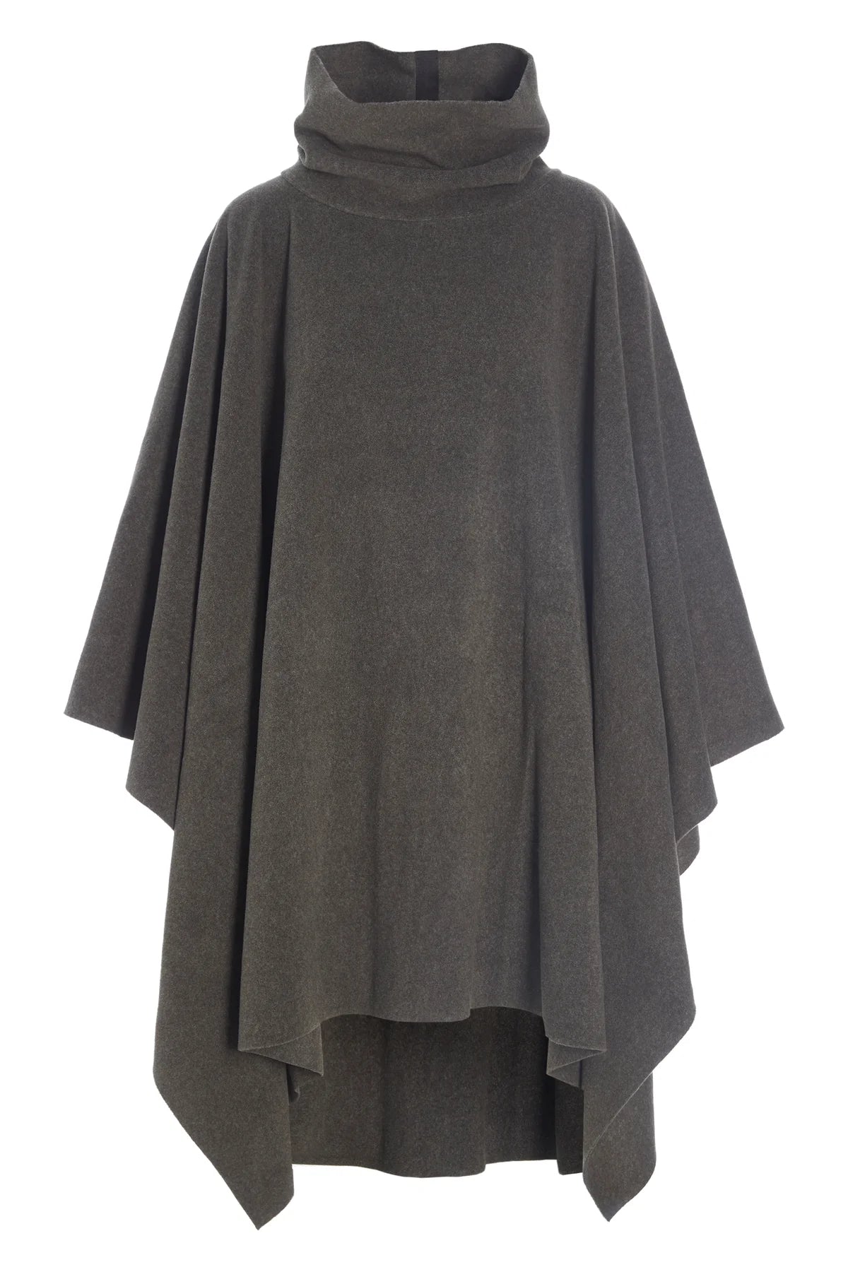 HSCPH Henriette Steffensen Lounge Poncho Farbe Bark ( dunkles oliv)