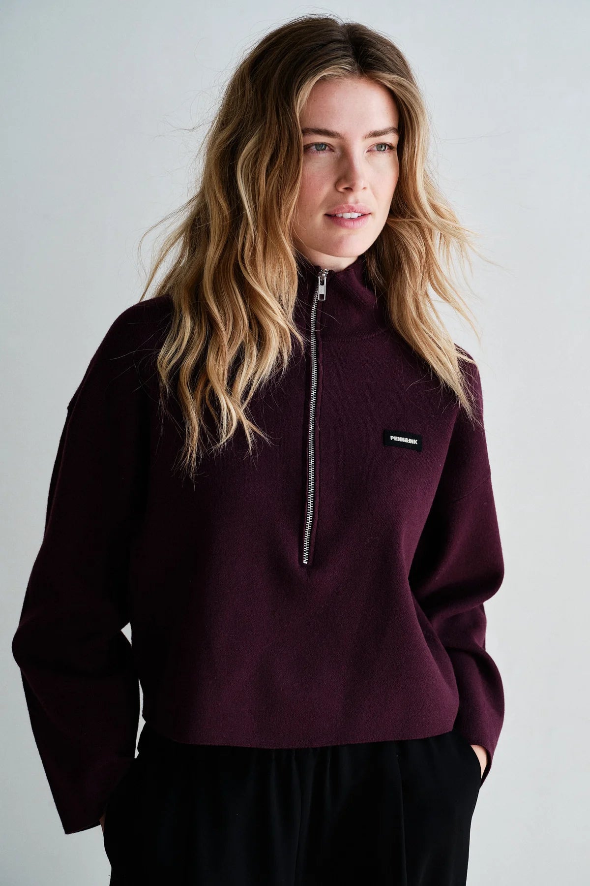 Penn&ink Jumper Aubergine