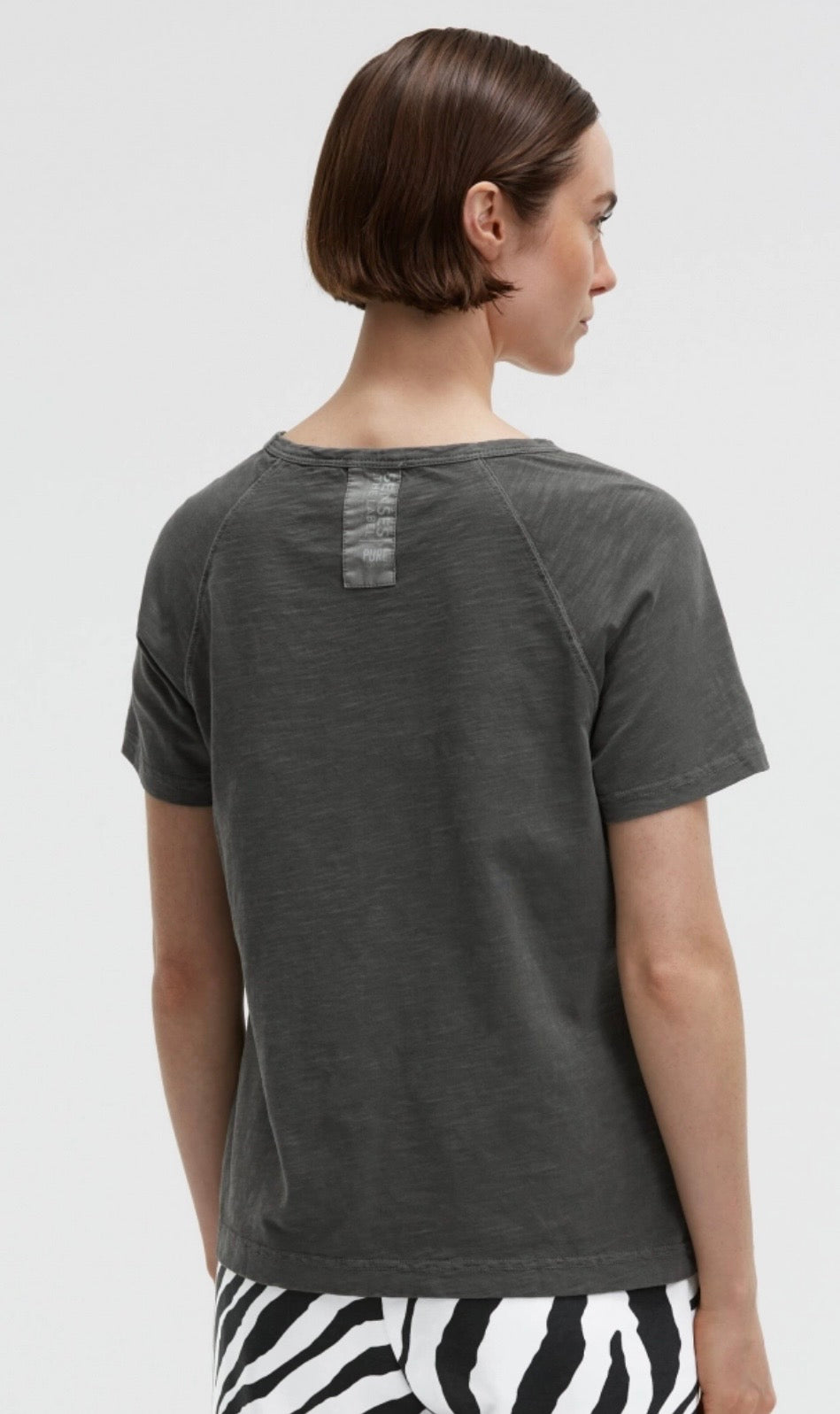 Senses The Label T-Shirt TAB:BY mit Raglanärmel in Vanilla oder anthrazit