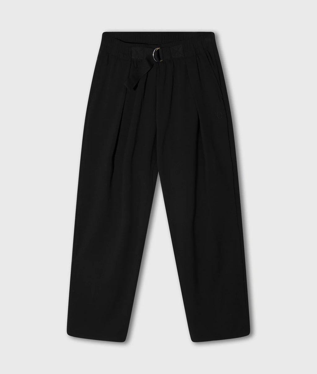 10 Days Belted Pants Schwarz