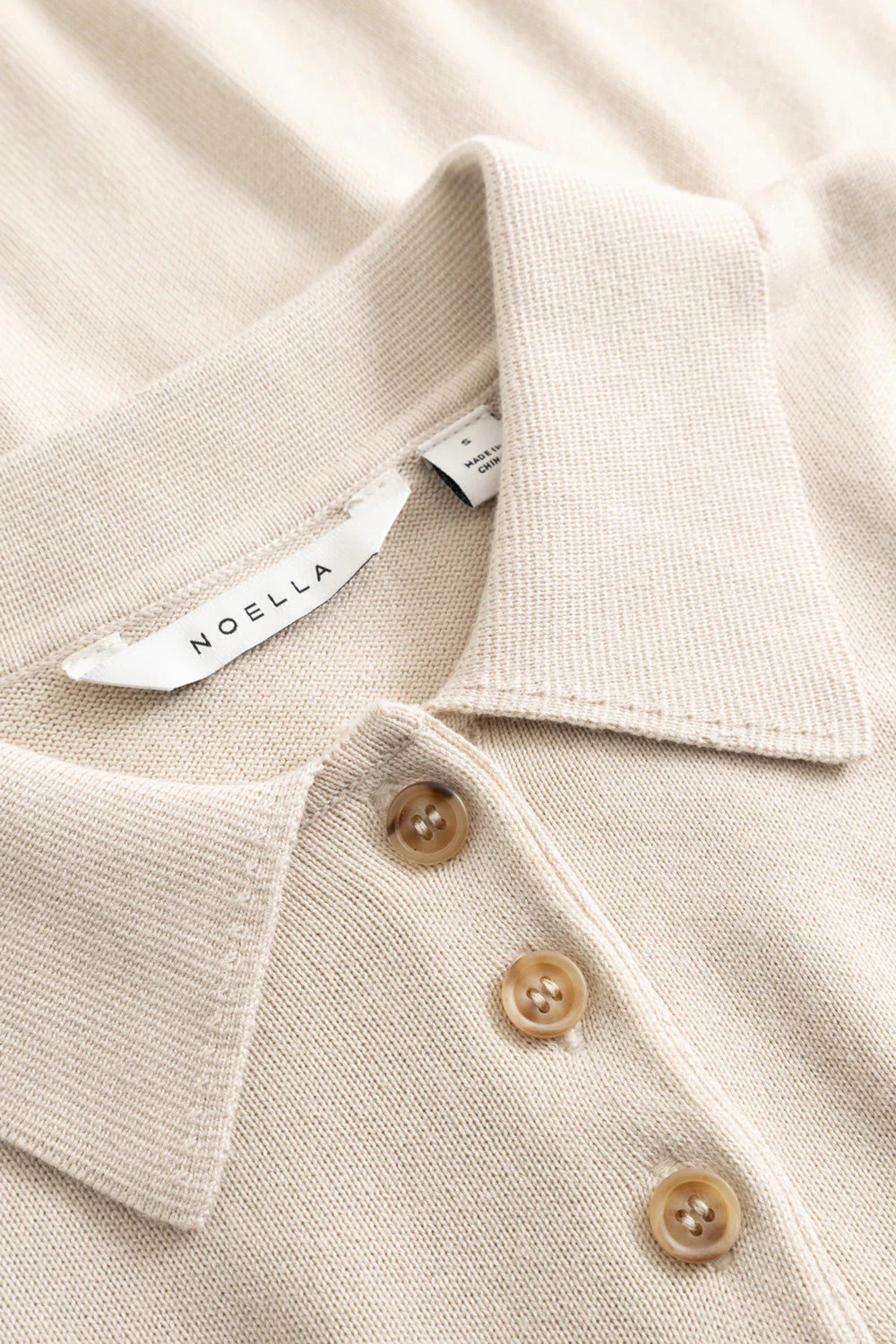Noella N-Maxine Knit Oyster Strick Poloshirt