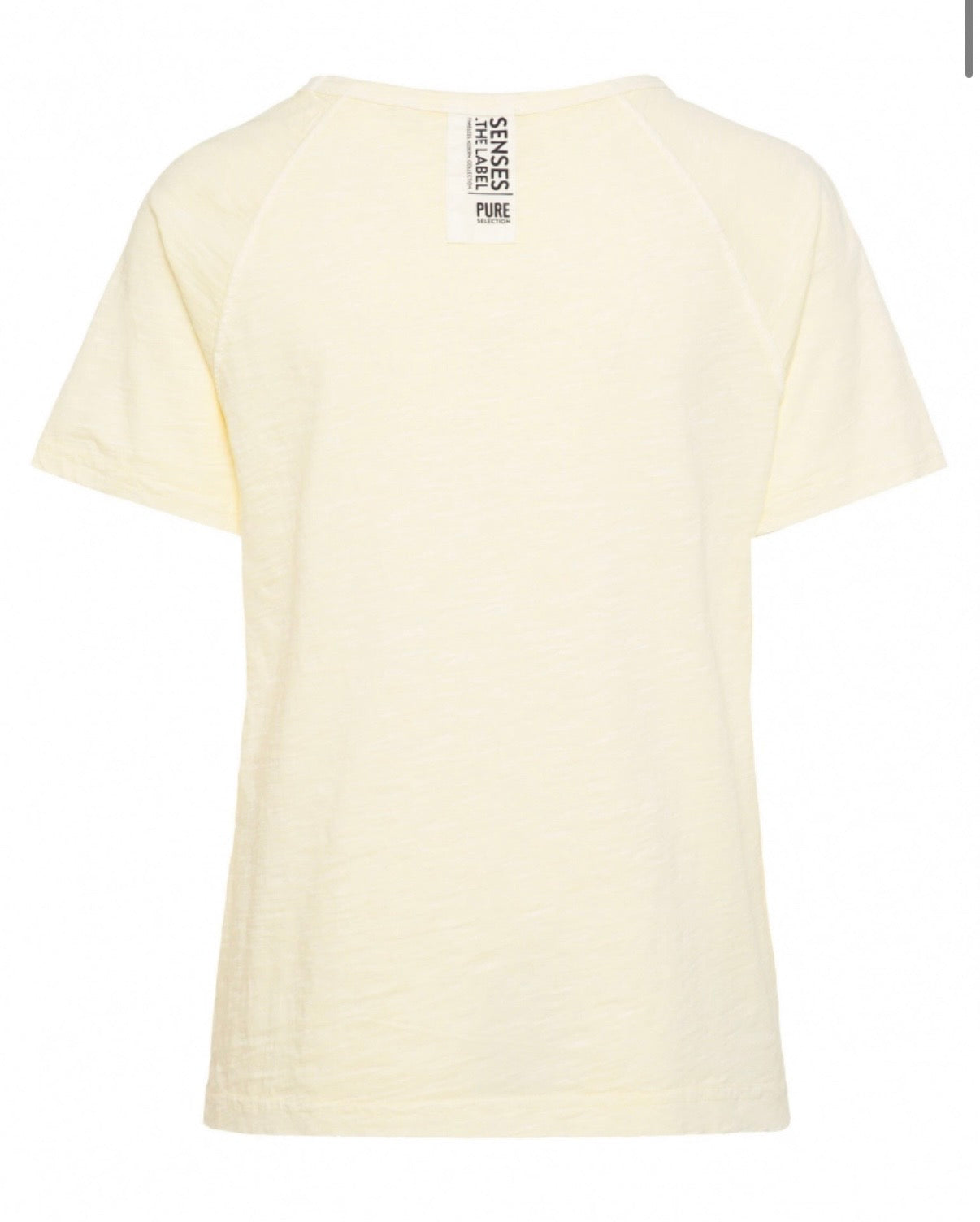Senses The Label T-Shirt TAB:BY mit Raglanärmel in Vanilla oder anthrazit