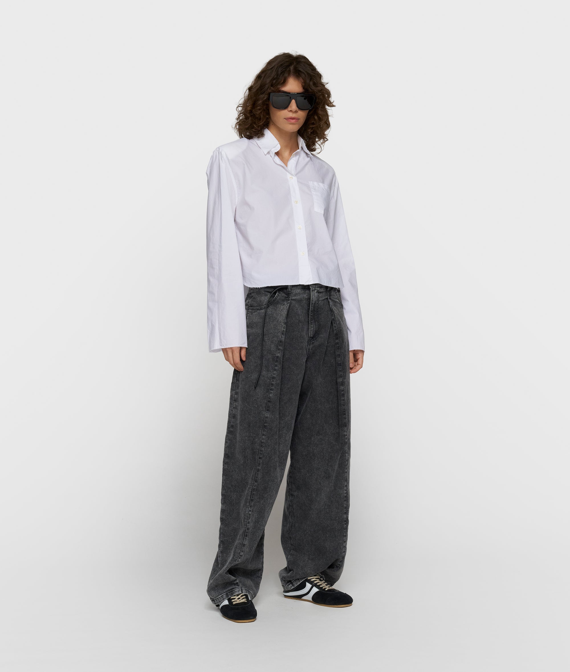 10 Days Denim Jogginghose Bar Black