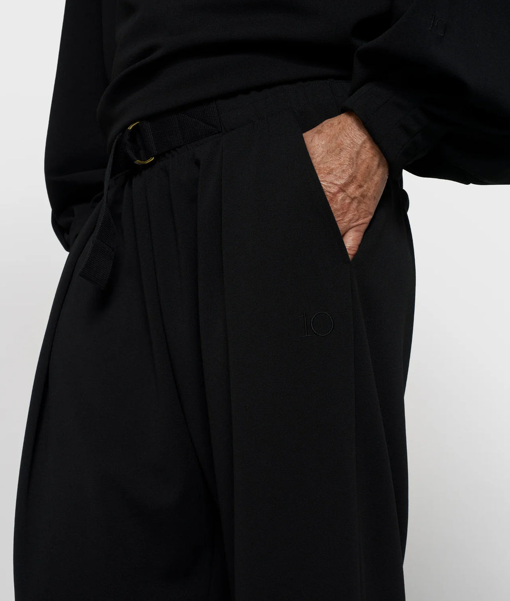 10 Days Belted Pants Schwarz