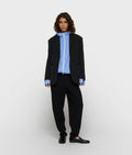 10 Days Travel Blazer mit doppeltem Ärmelaufschlag schwarz