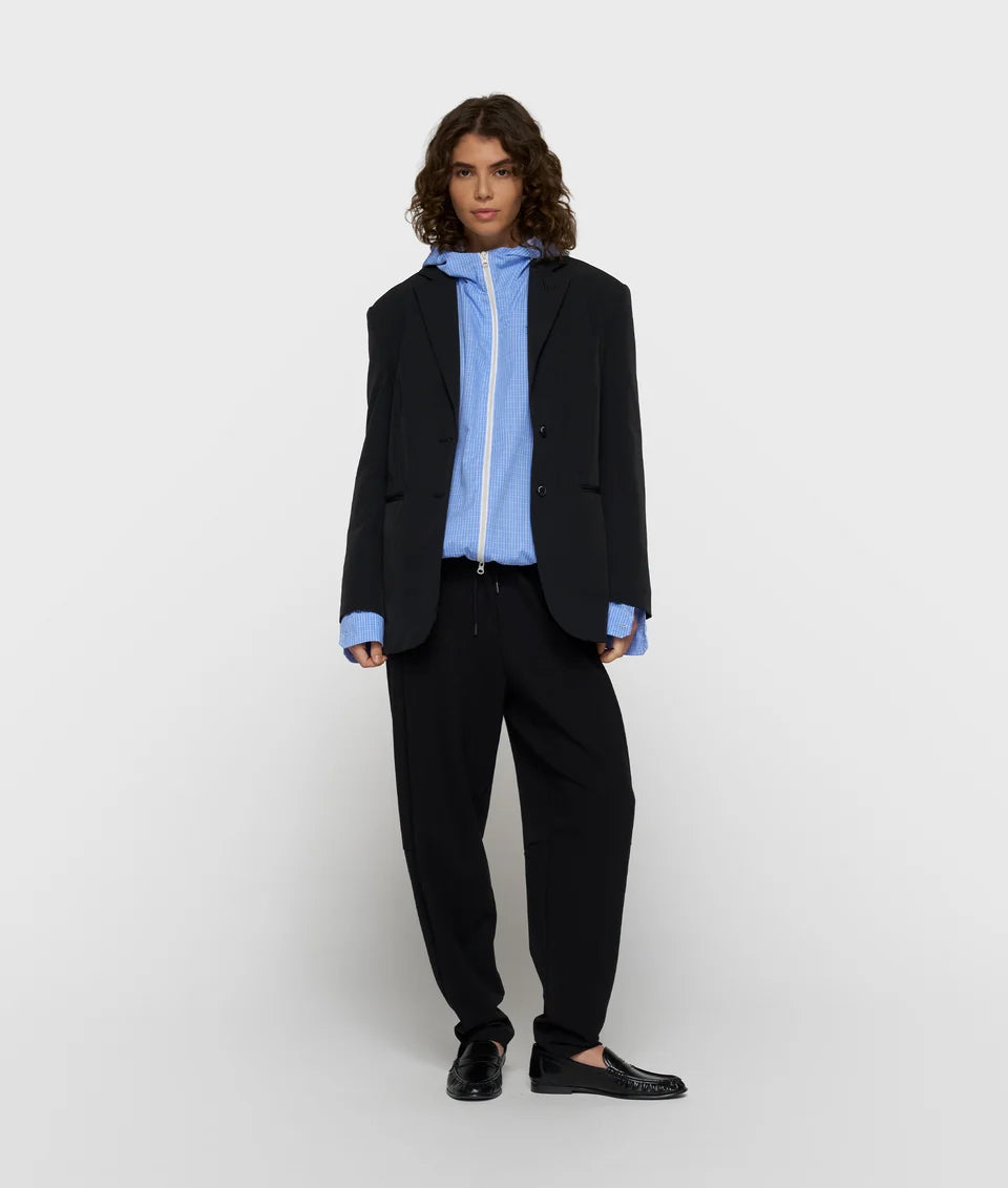 10 Days Travel Blazer mit doppeltem Ärmelaufschlag schwarz