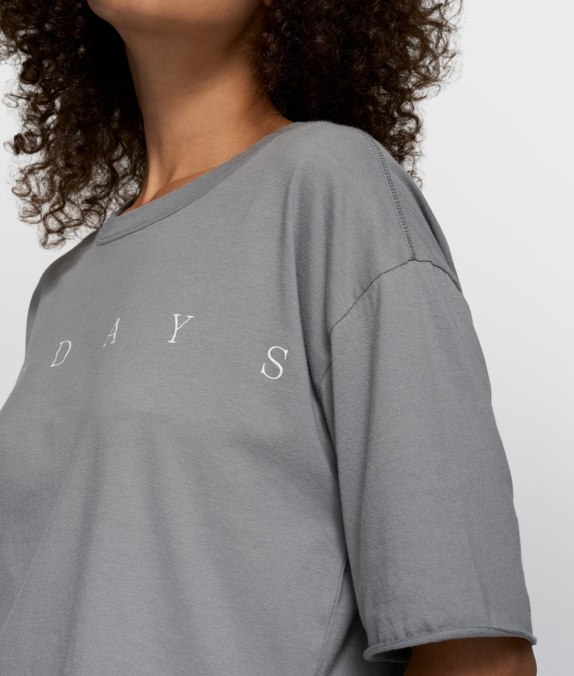 10 Days Short Sleeve Tee Logo Shirt Light graphite ( hellgrau)