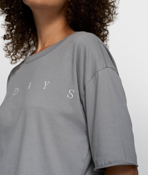 10 Days Short Sleeve Tee Logo Shirt Light graphite ( hellgrau)