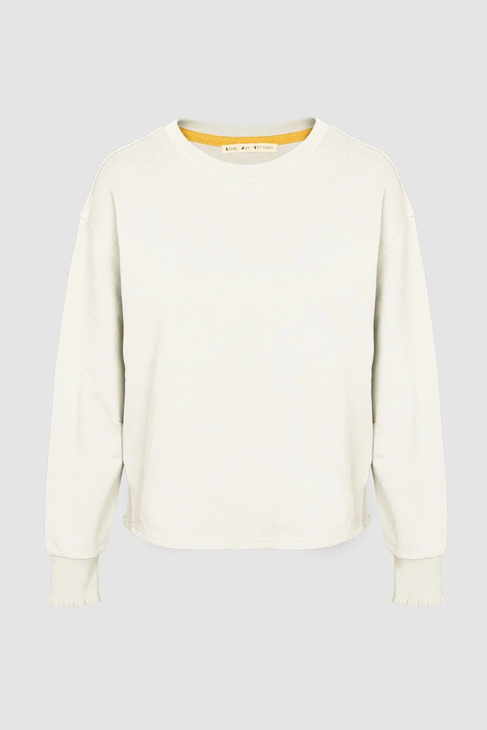 Love Joy Victory Sweatshirt Rose weiß