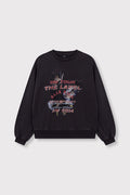 Alix The Label Eagle Sweater Charcoil Grey