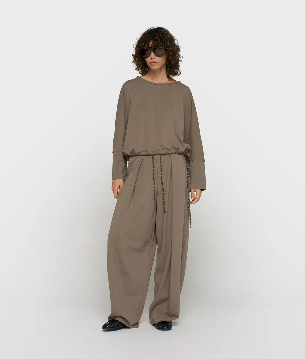 10 Days Batwing Top Fleece Portobello