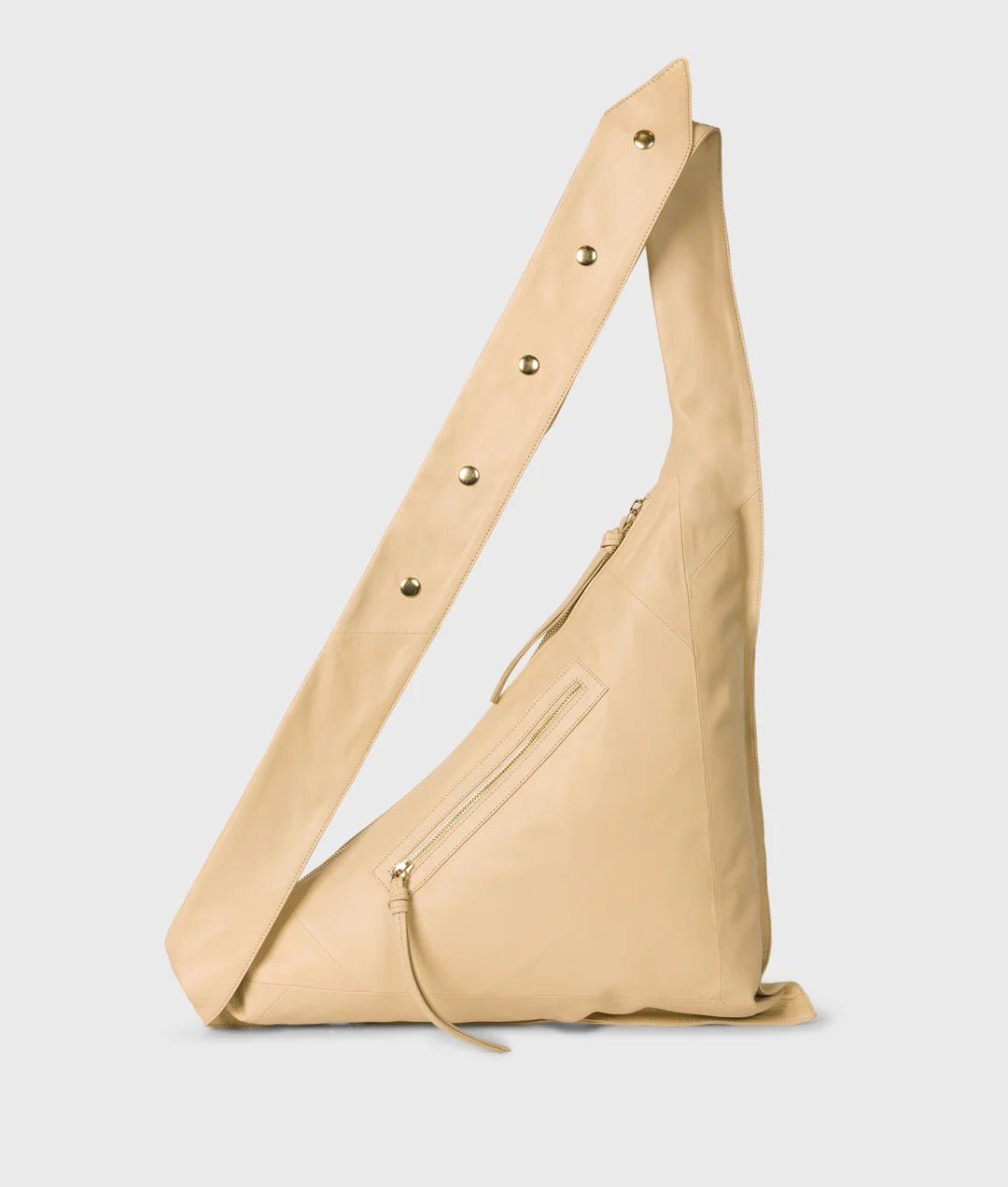 10 Days Leather Shoulder Bag Pearl