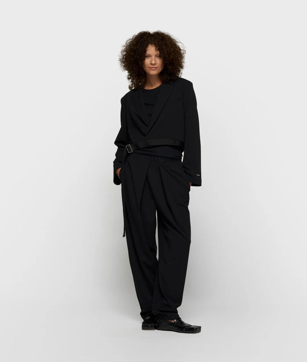 10 Days Pleated Pants schwarz