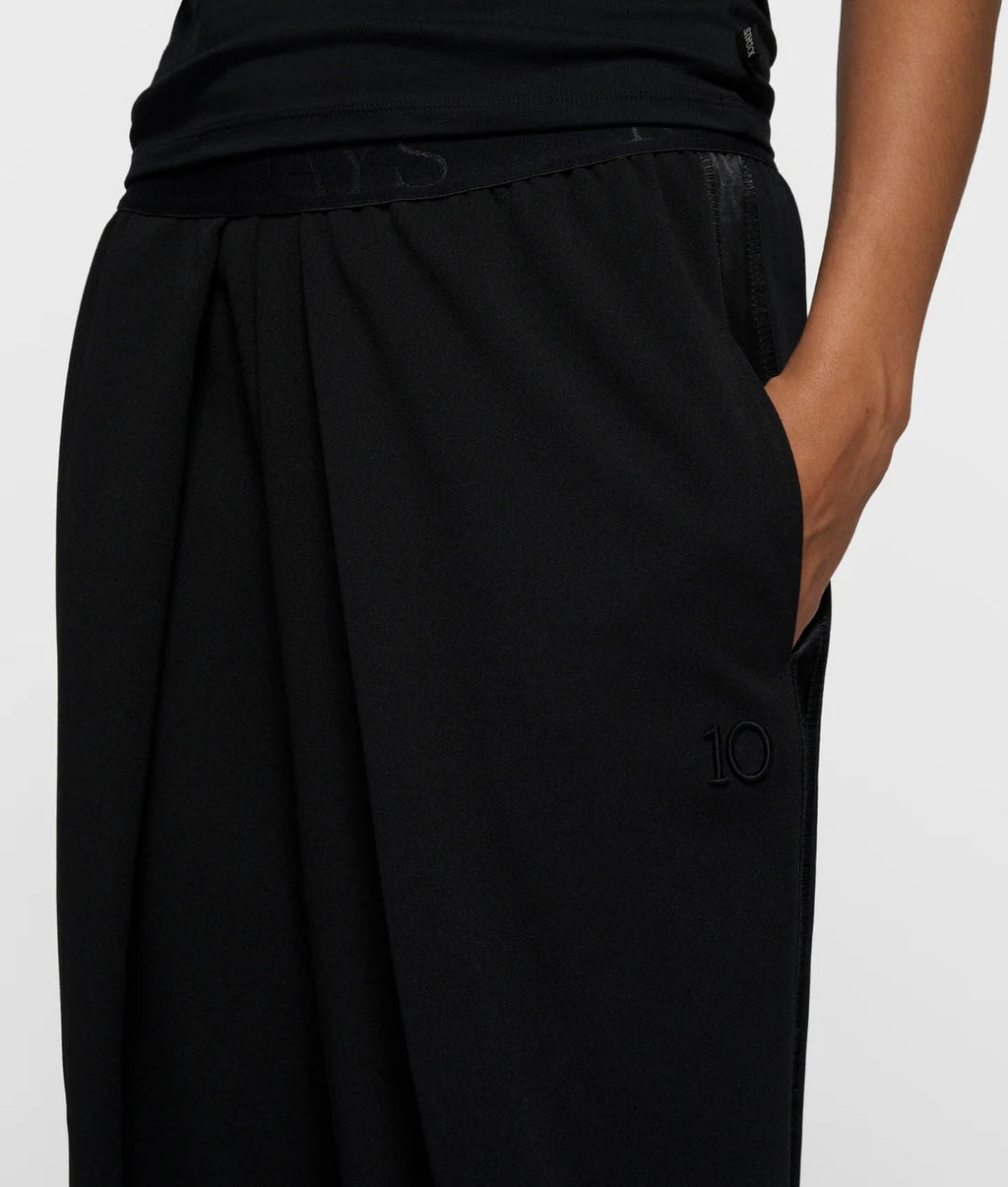 10 Days Pleated Pants schwarz