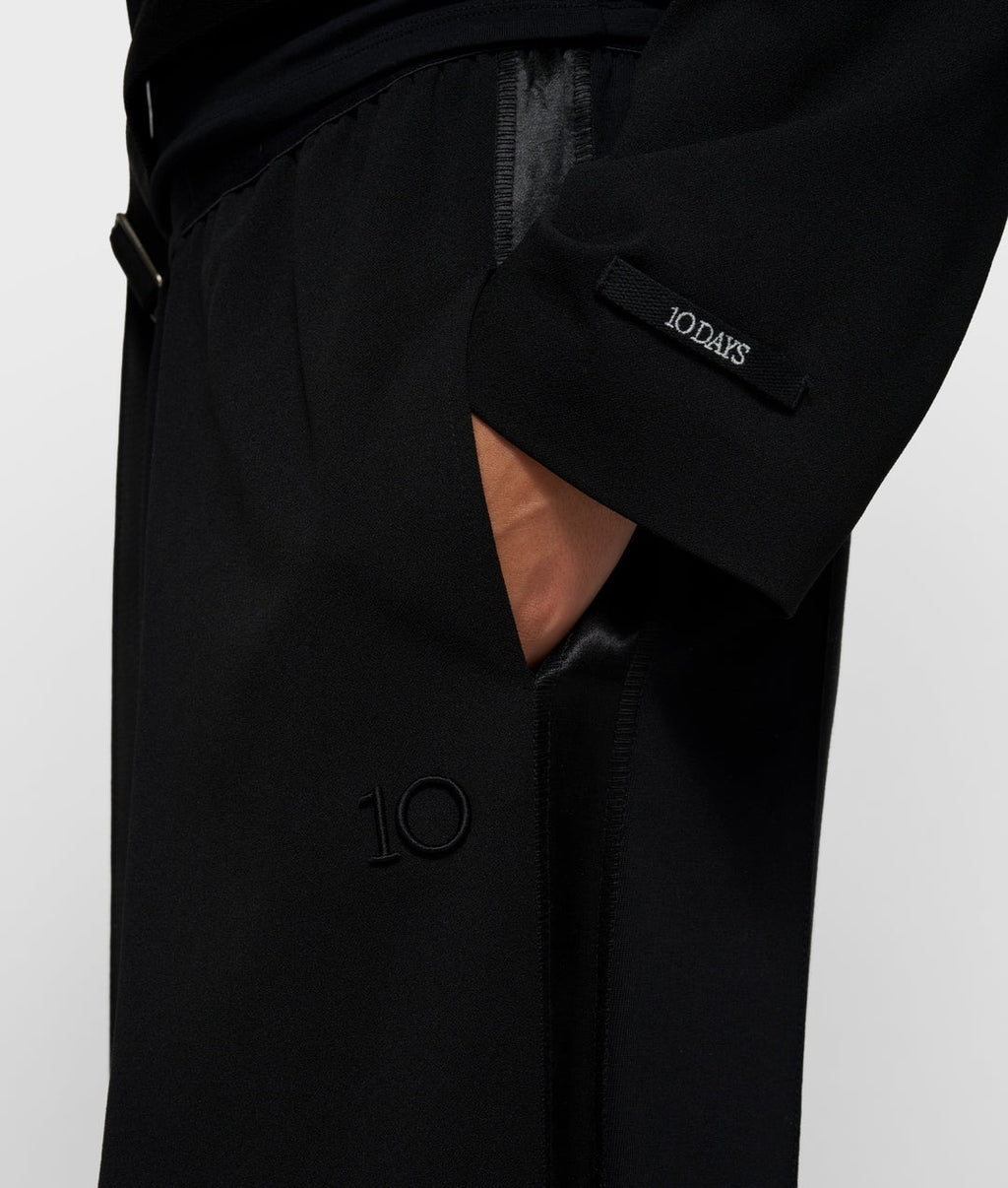 10 Days Pleated Pants schwarz