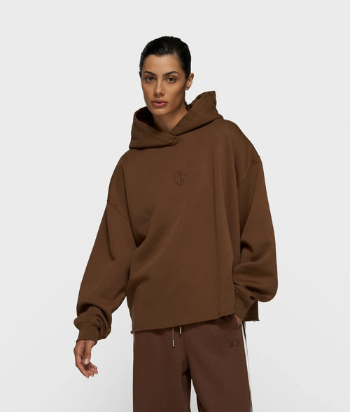 10 Days Statement Hoodie Dark truffle dunkelbraun