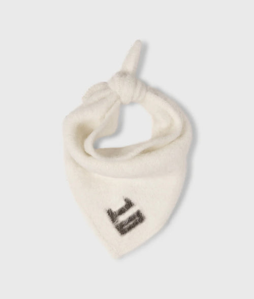 10 Days Hairy Knit Bandana ecru ( wollweiss)