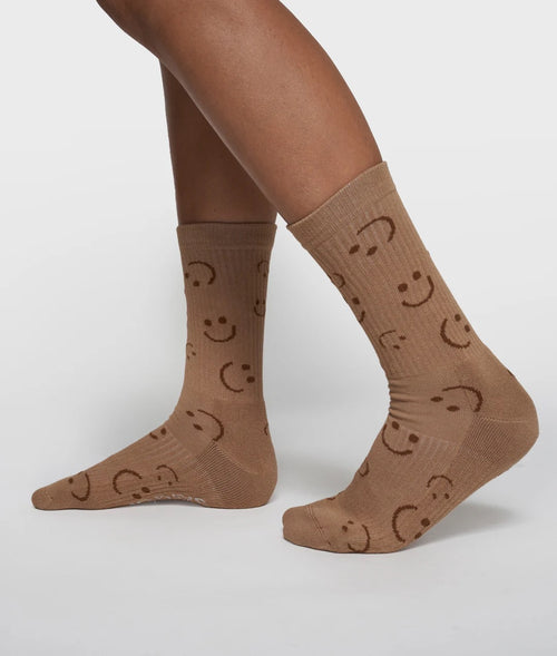 10 Days Socks All-Over-Smile braun