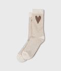 10 Days Socks Heart soft white melee ( sandfarben)