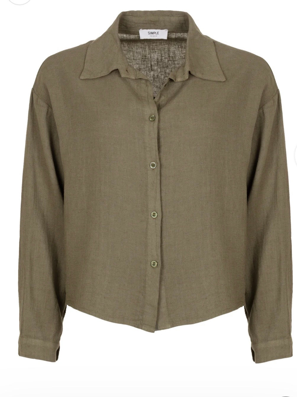 Simple The Brand Paloma Bluse Dusty Green