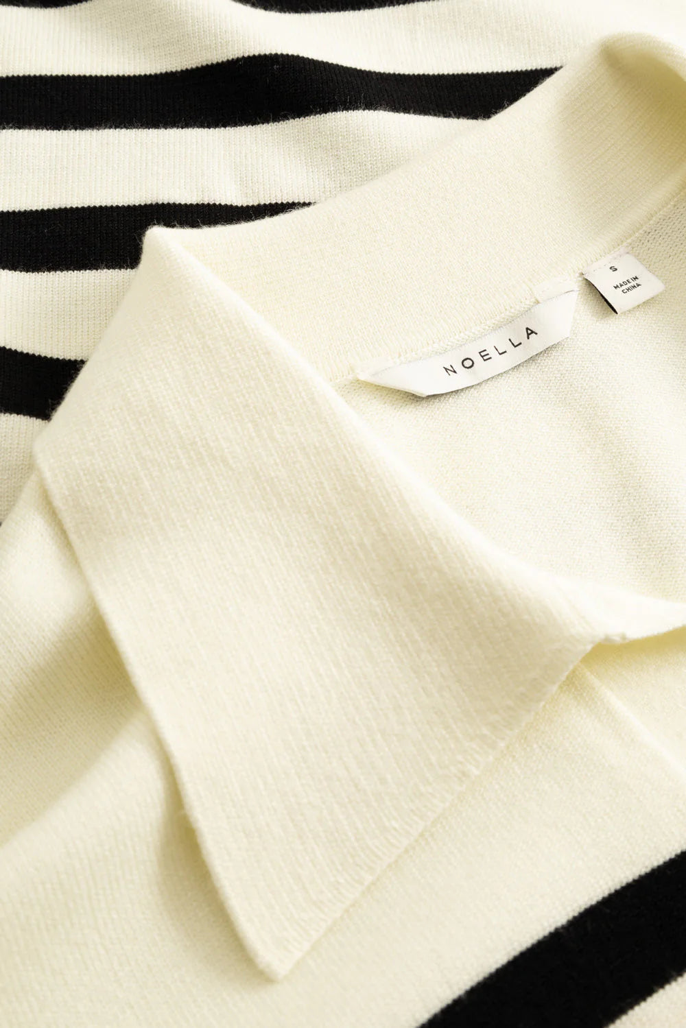 Noella N-Maryann Knit Darryll Black Stripe Strick Shirt