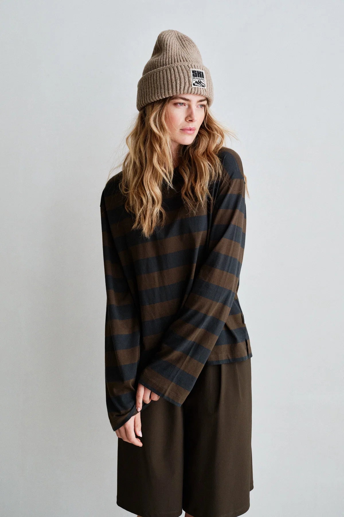 Penn&ink Longsleeve Tabac - Antra