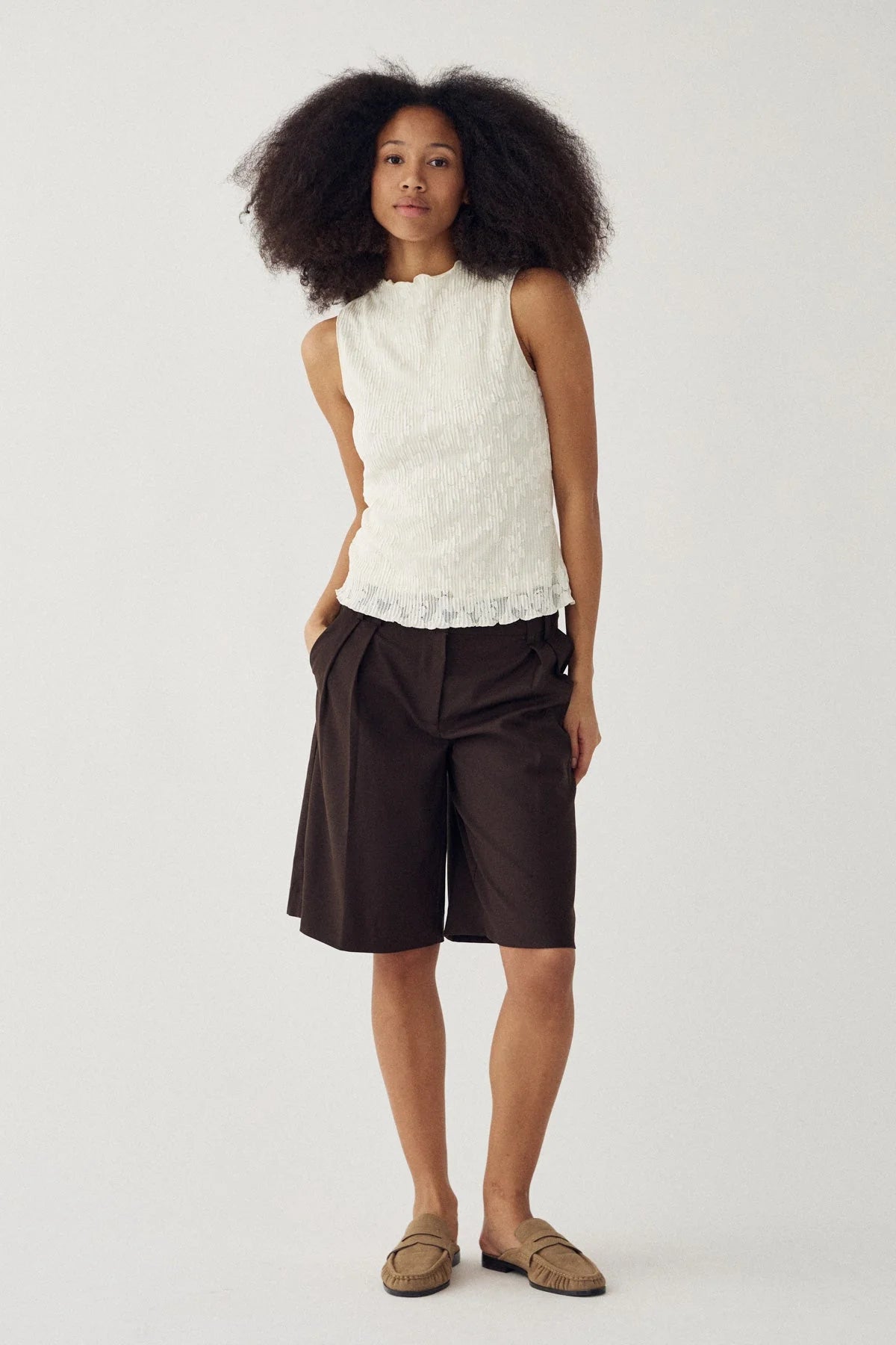 Noella N-Marcel HW Jorts Choclat Braun