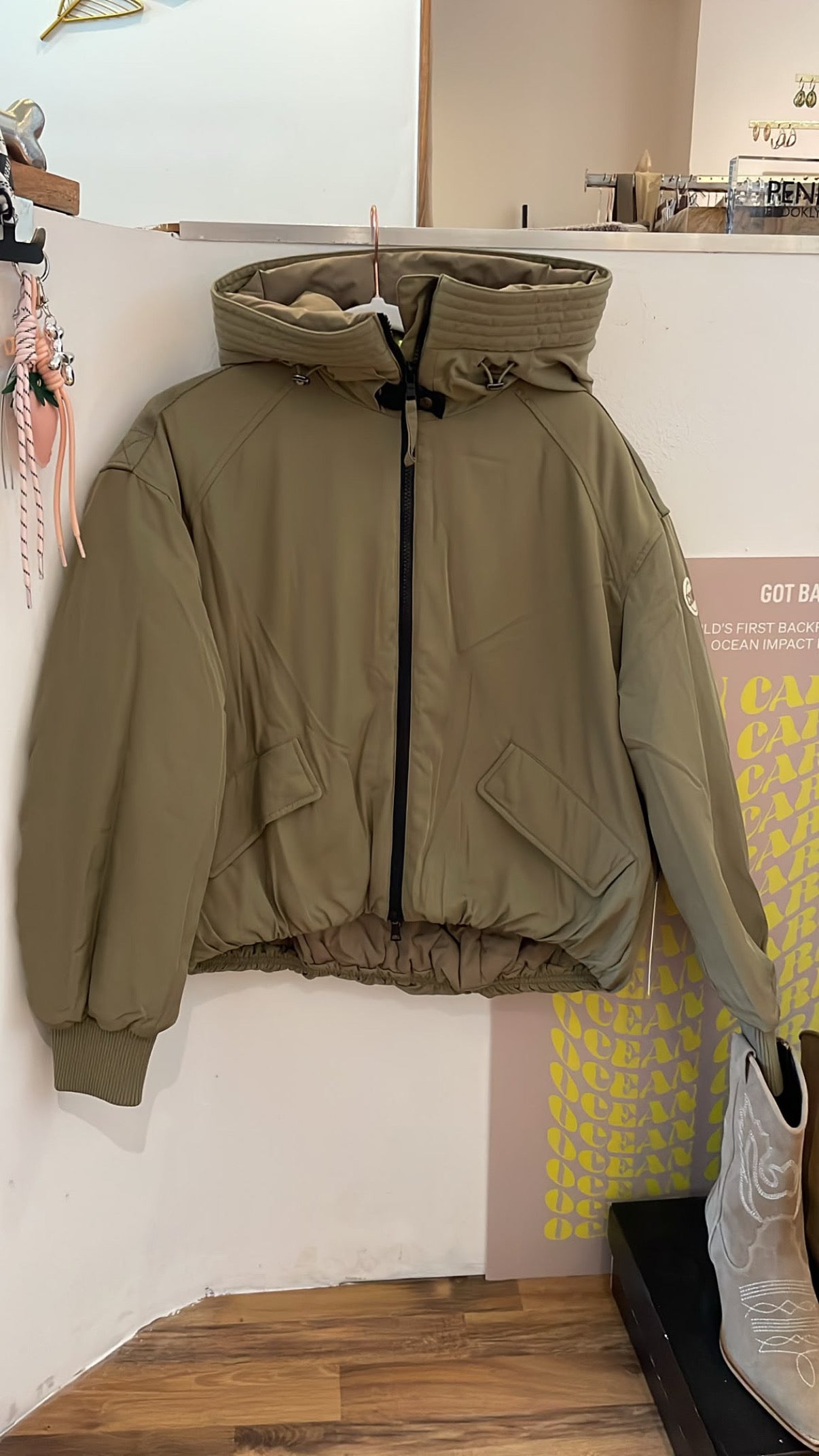 Como No1 Jacke Lecce in Dark Khaki