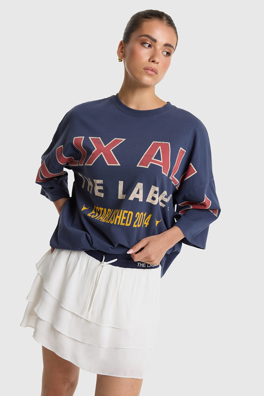Alix The Label Big Alix T-Shirt Navy