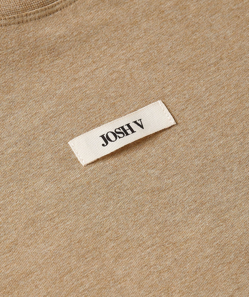 Josh V Sue Tshirt ärmellos mit Schulterpolster in Khaki Melange oder Dusty pink