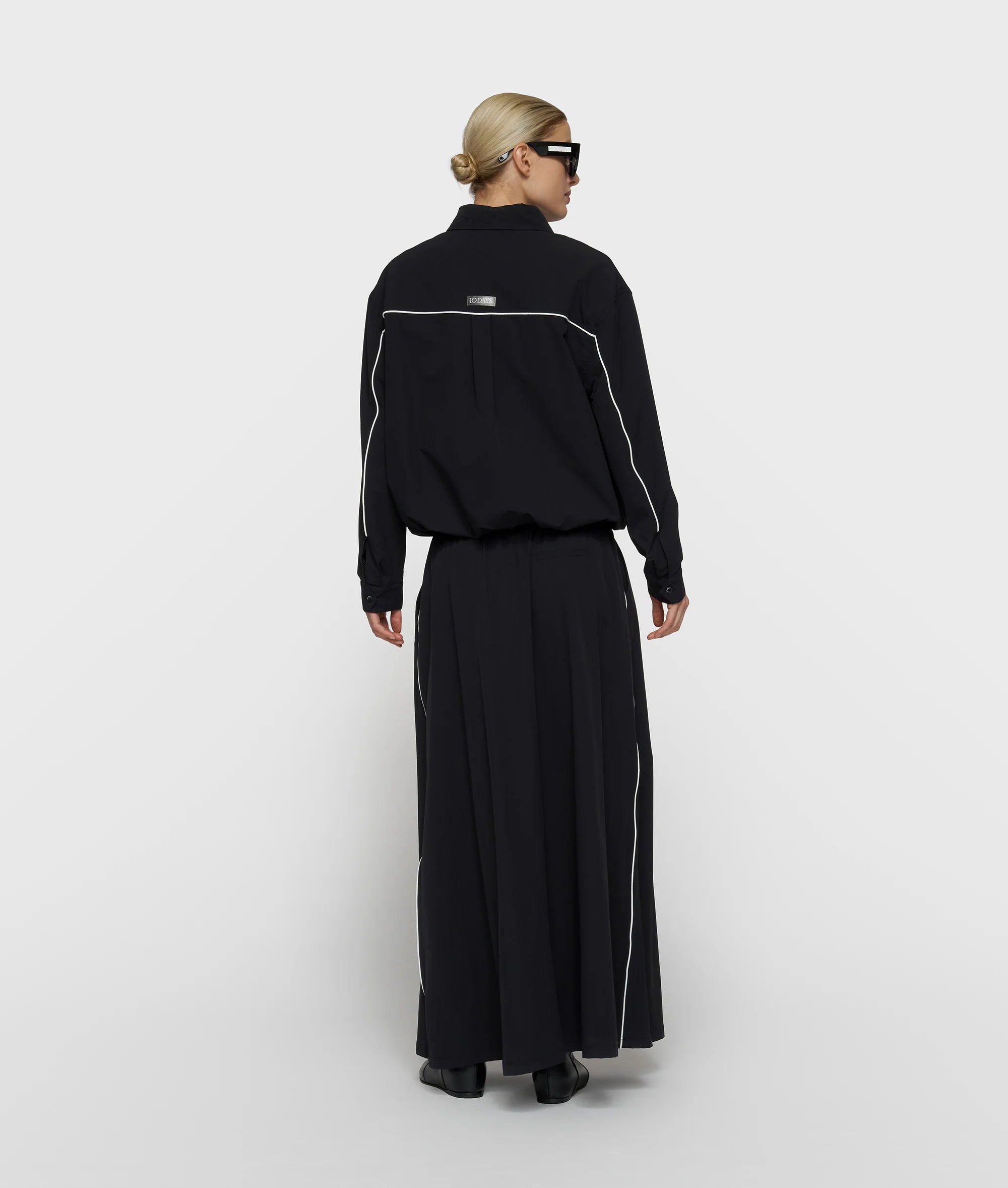 10 Days Wide Travel Skirt schwarz